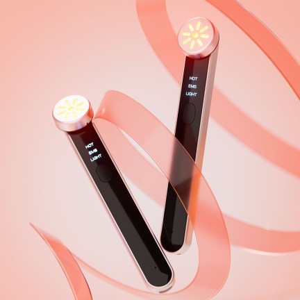 Seven-color light and microcurrent eye beauty device