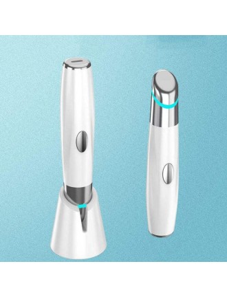 Triple-spectrum heating and vibrating eye care pen