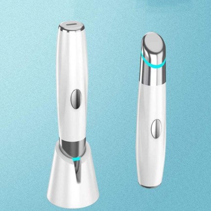 Triple-spectrum heating and vibrating eye care pen