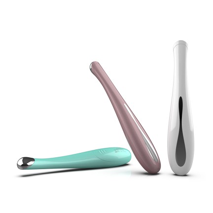 Ultrasonic heating eye tightening beauty device