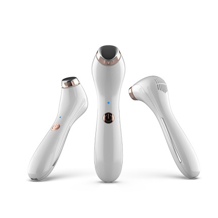 Ultrasonic hot and cold eye tightening massager