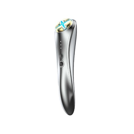 Silver portable eye firming beauty device