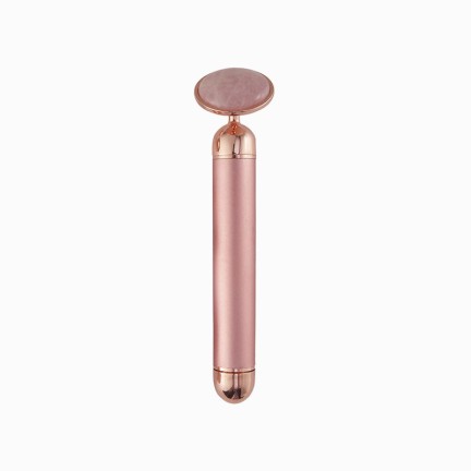 Rose Quartz and Gold Energy Eye Massager