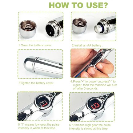 Portable wireless vibration eye massager