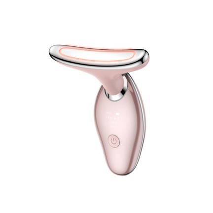 Handheld facial and neck lifting beauty device