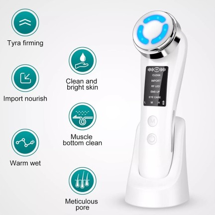 Multifunctional blue light facial skin rejuvenation device