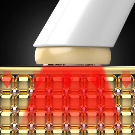 Wireless anti-aging facial massager