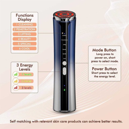 6-in-1 Microcurrent Facial Firming Beauty Device