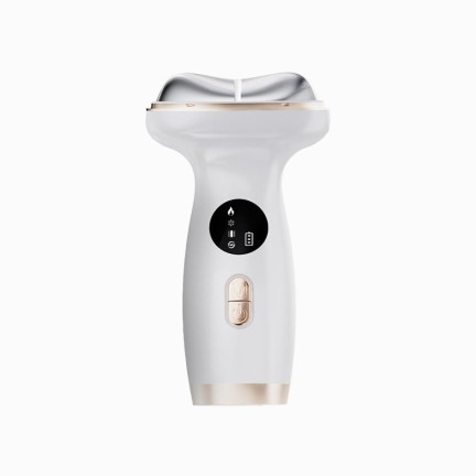 Red light microcurrent facial and neck firming massager