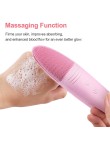 Gentle and deep cleansing silicone facial cleansing device