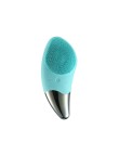 Ultrasonic energy focusing silicone facial cleansing device