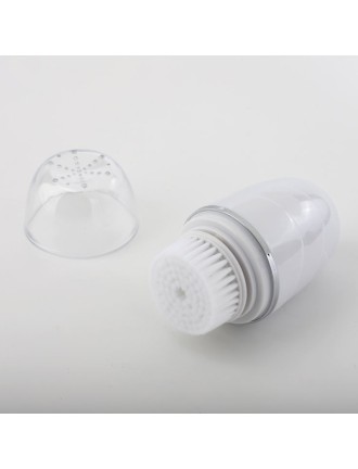 Rotating sonic deep cleansing silicone facial brush