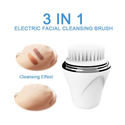 High-frequency sonic silicone deep cleansing facial brush