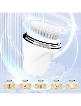 High-frequency sonic silicone deep cleansing facial brush
