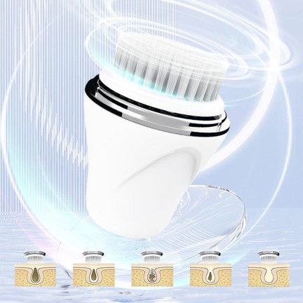 High-frequency sonic silicone deep cleansing facial brush
