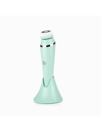 Portable 4-in-1 silicone electric facial cleansing brush