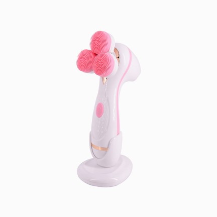 3-in-1 Electric Sonic Silicone Facial Cleansing Brush