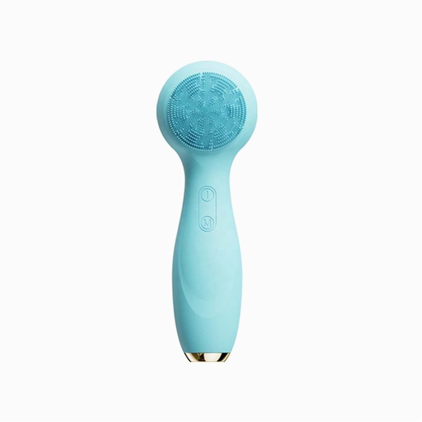 USB rechargeable rotating vibrating facial cleansing brush