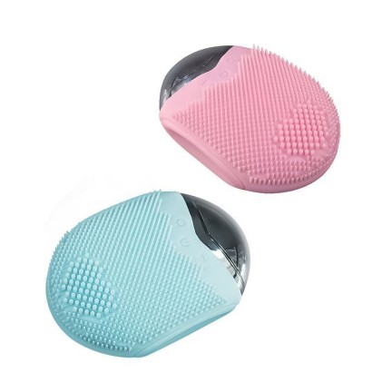 Rechargeable rotating electric silicone facial cleansing brush