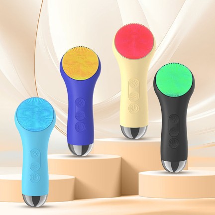 Smart USB charging silicone facial cleansing brush