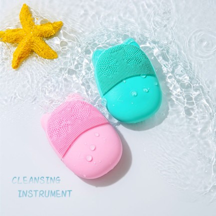 5-speed USB rechargeable silicone facial cleansing brush