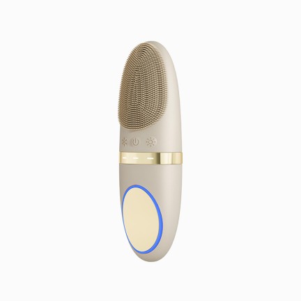 Hot and cold sonic silicone electric facial cleansing brush