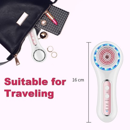 LED waterproof electric facial cleansing brush