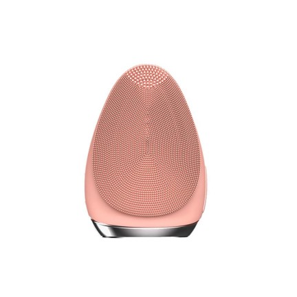 Portable ultrasonic silicone facial cleansing brush