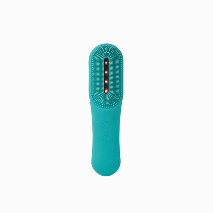 LED light therapy silicone deep cleansing facial brush