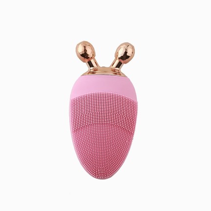 Facial cleansing and skin-renewing massage brush