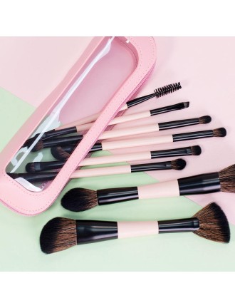 Double-ended professional contouring makeup brush