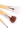 Bamboo handle precision crafted seven-piece makeup brush set