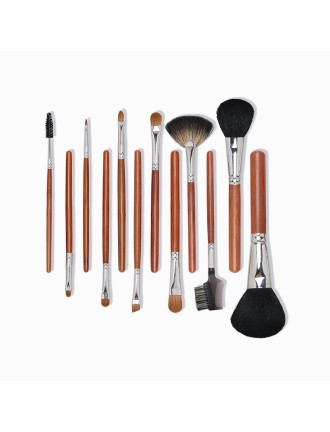 Professional 12-piece makeup brush set