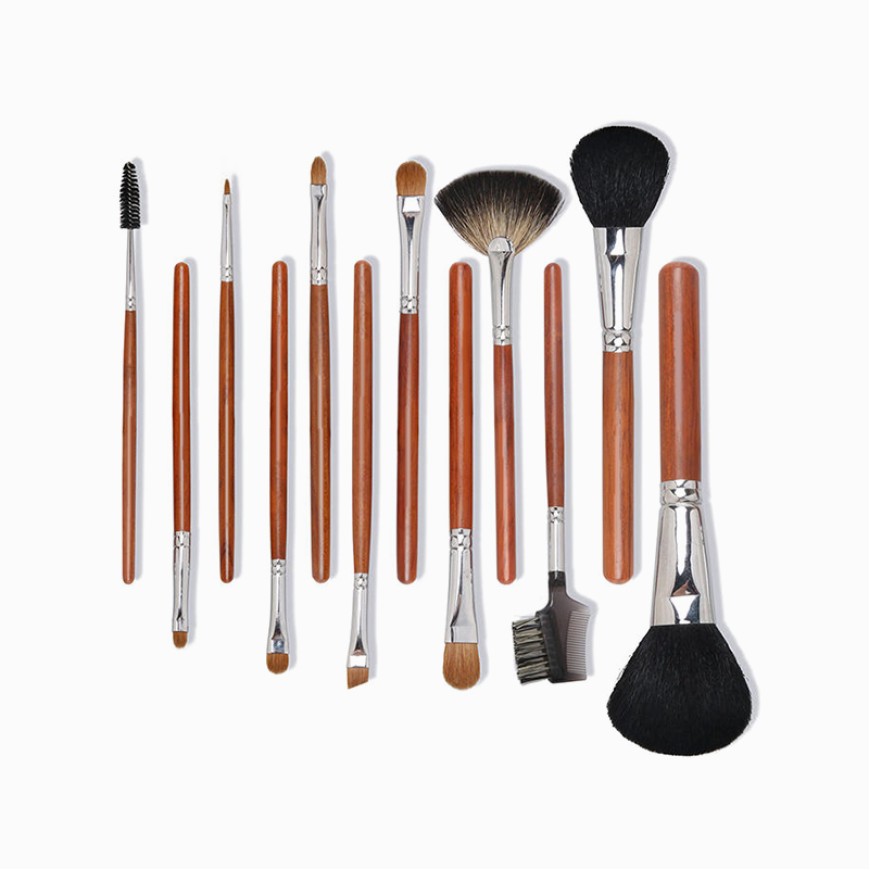 Professional 12-piece makeup brush set