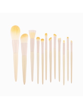 12-Piece Synthetic Fiber Multi-Purpose Face Brush Set