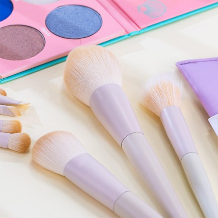 12-Piece Synthetic Fiber Multi-Purpose Face Brush Set