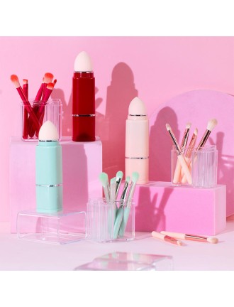 Portable 8-in-1 Multifunctional Travel Makeup Brush Set