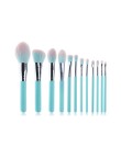 Travel-friendly 12-piece makeup brush set