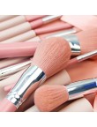 Travel-friendly 12-piece makeup brush set