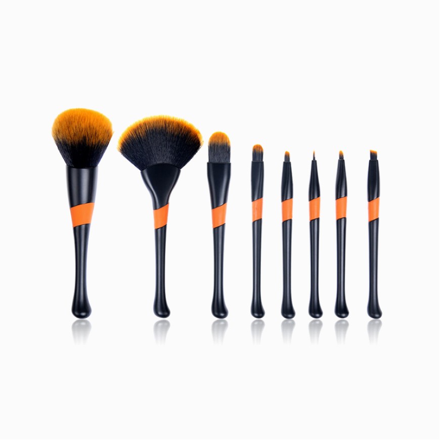 Premium 8-piece women's makeup brush set