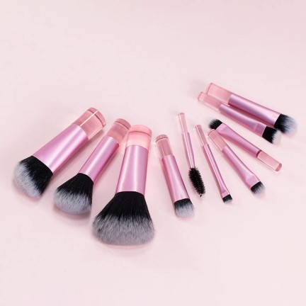 Mini portable travel handle makeup brush