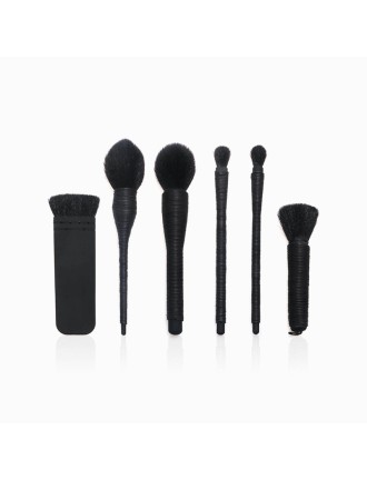 Stylish 6-piece facial makeup brush set