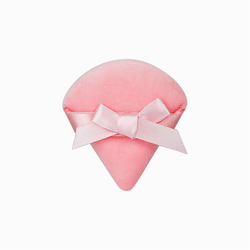 Cotton triangular washable powder puff