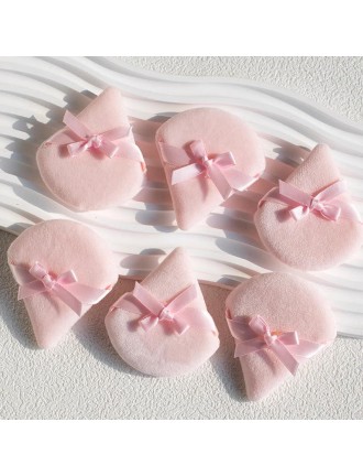 Cotton triangular washable powder puff