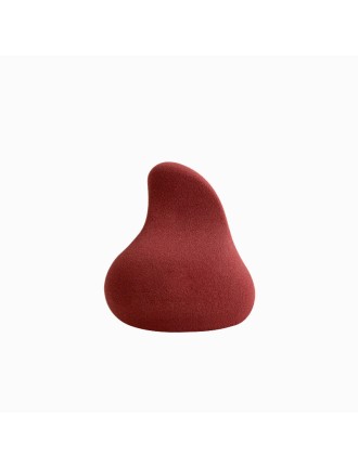 Irregularly slanted teardrop powder puff