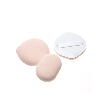 Cloud-like teardrop-shaped latex-free sponge