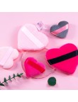 Heart-shaped soft-touch makeup setting powder puff
