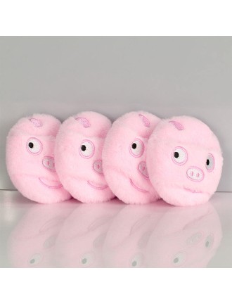 Velvety soft round eco-friendly powder puff