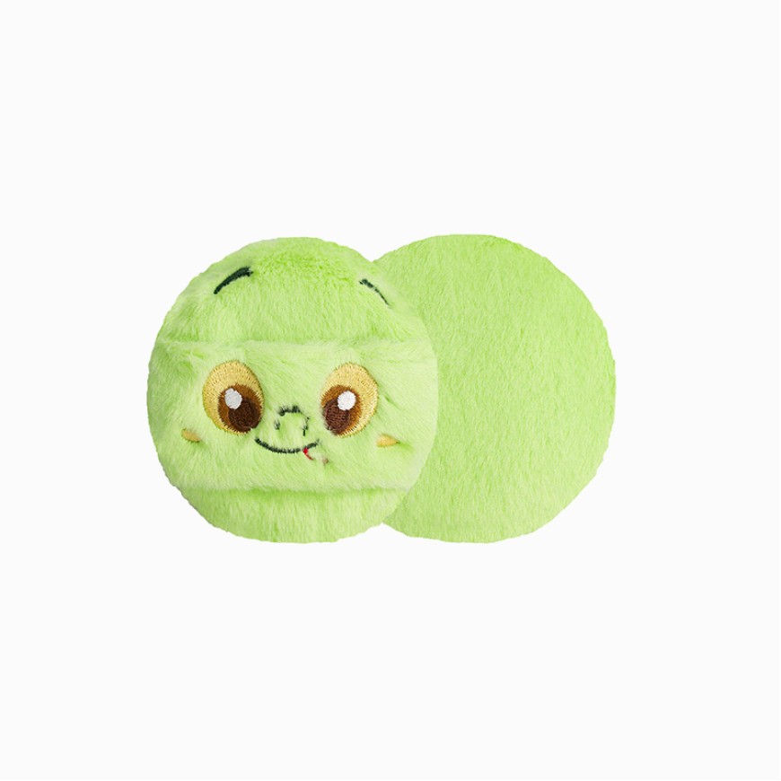 Two-color high-elastic latex powder puff