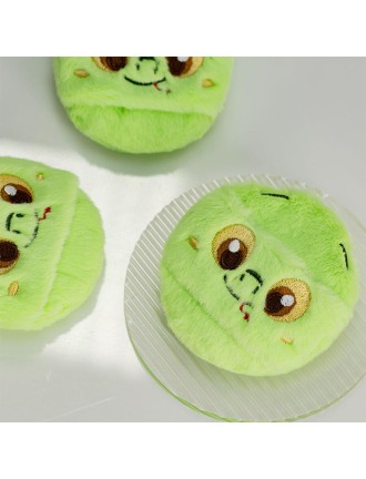 Two-color high-elastic latex powder puff